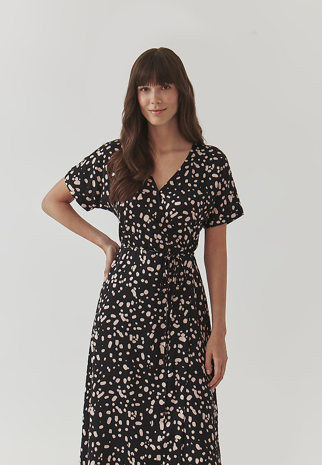 LADIES’ PATTERNED WRAP DRESS - ZEREWI LADIES’ PATTERNED WRAP DRESS - ZEREWI MULTIKOLOR 4