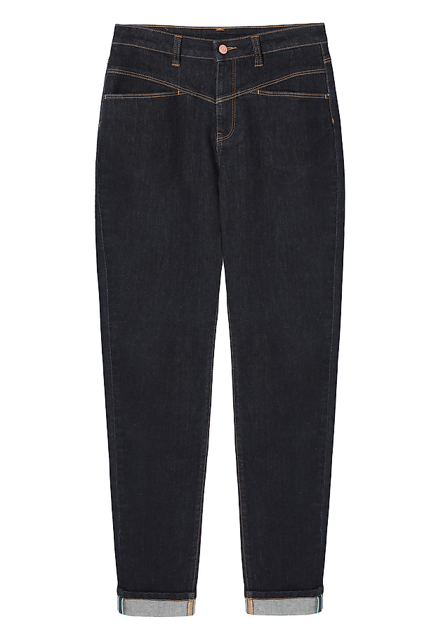 DENIMOVÉ NOHAVICE SLIM FIT - YOKOS 1 DENIMOVÉ NOHAVICE SLIM FIT - YOKOS 1 NÁMORNÍCKA MODRÁ 5