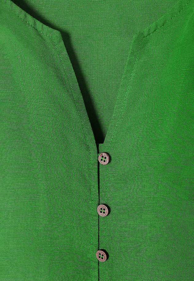 LADIES’ SHIRT WITH COCONUT BUTTONS - SAMANTO LADIES’ SHIRT WITH COCONUT BUTTONS - SAMANTO ZIELONY 6