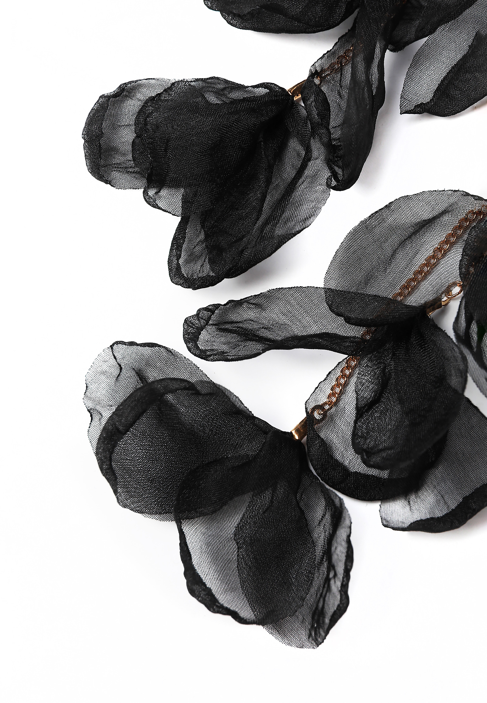 CERCEI CU PANDANTIV, CU MOTIV FLORAL — RENDY 1 CERCEI CU PANDANTIV, CU MOTIV FLORAL — RENDY 1 NEGRU 103060