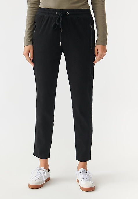 NŐI NADRÁG KÚPOS LÁBBAL SAZIRI FEKETE 2