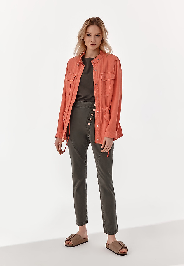 LADIES' LINEN JACKET ARJANA LADIES' LINEN JACKET ARJANA CZERWONY 5