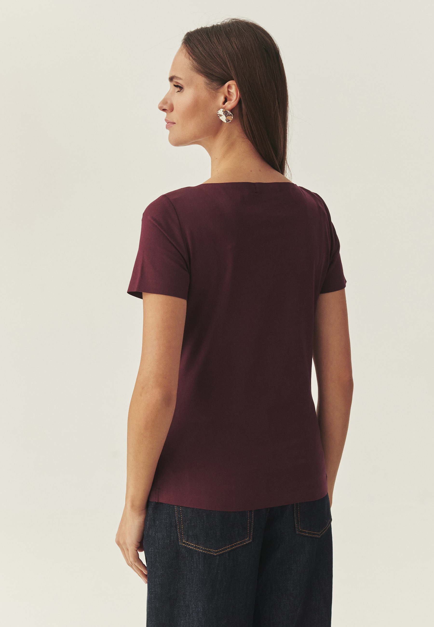 KLASYCZNA BLUZKA Z KLEJONYM WYKOŃCZENIEM - MIKAJA 2