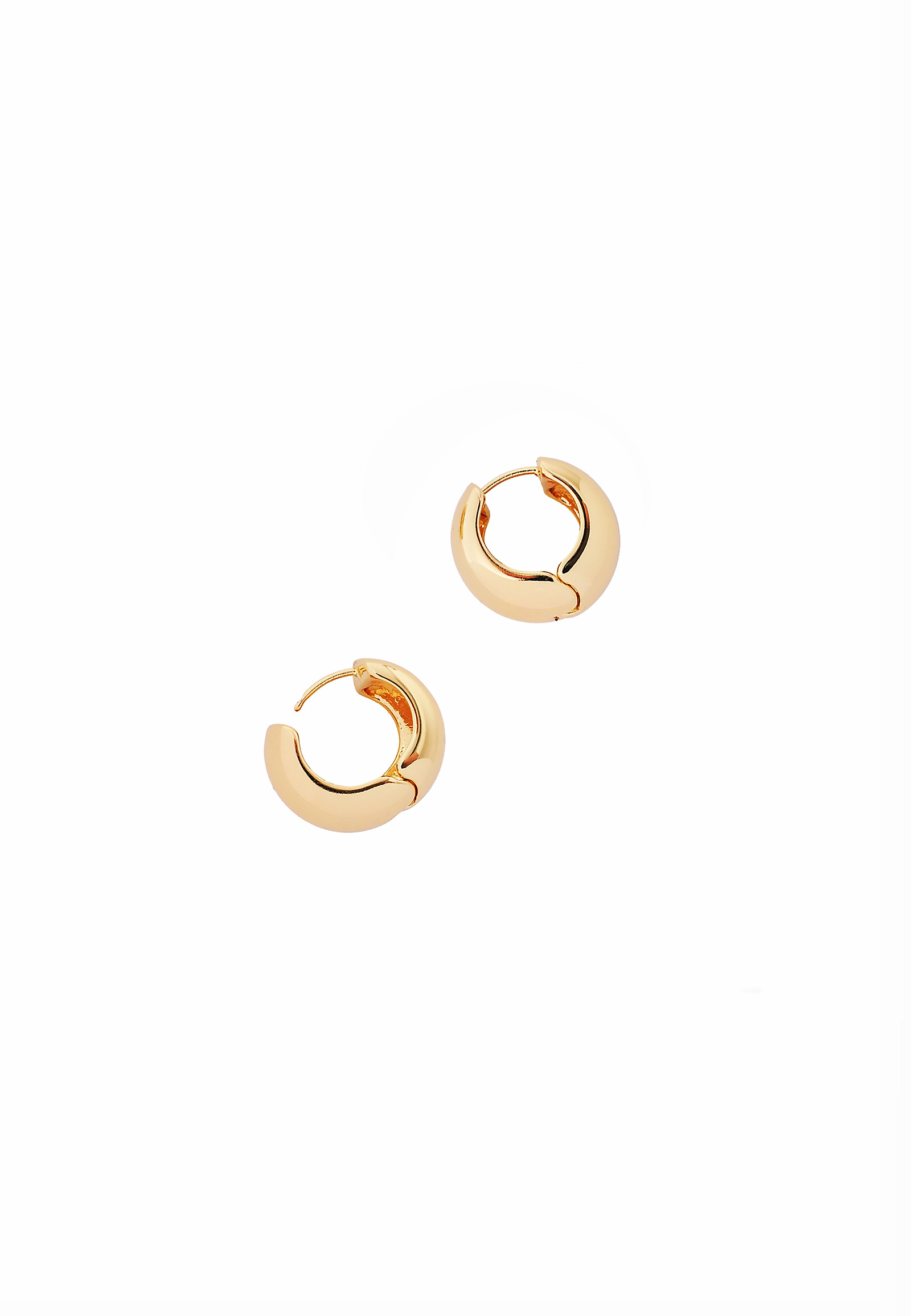 CLASSIC ROUND EARRINGS - KELIA 1 CLASSIC ROUND EARRINGS - KELIA 1 GOLD 104175