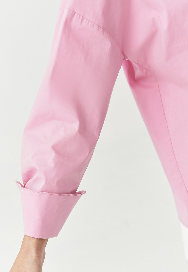 PASTELNA BLUZA Z OVRATNIKOM - LOTARI PASTELNA BLUZA Z OVRATNIKOM - LOTARI ROŽNATA 10