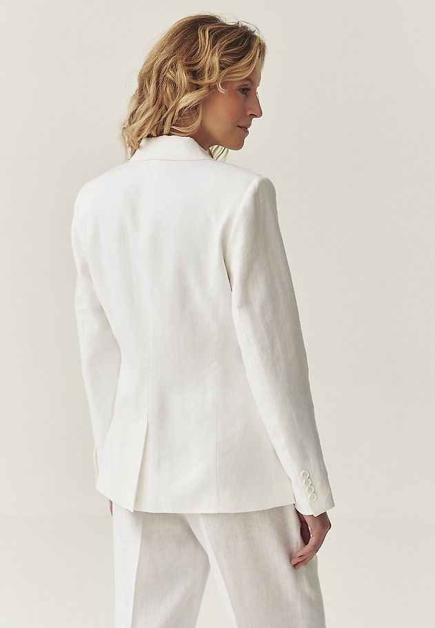 LINEN BLAZER - ZOLTA LINEN BLAZER - ZOLTA ECRU 3