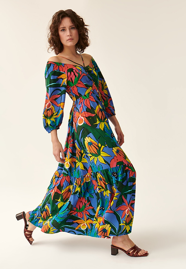 LADIES' FLORAL DRESS PALMIKO LADIES' FLORAL DRESS PALMIKO MULTIKOLOR 6