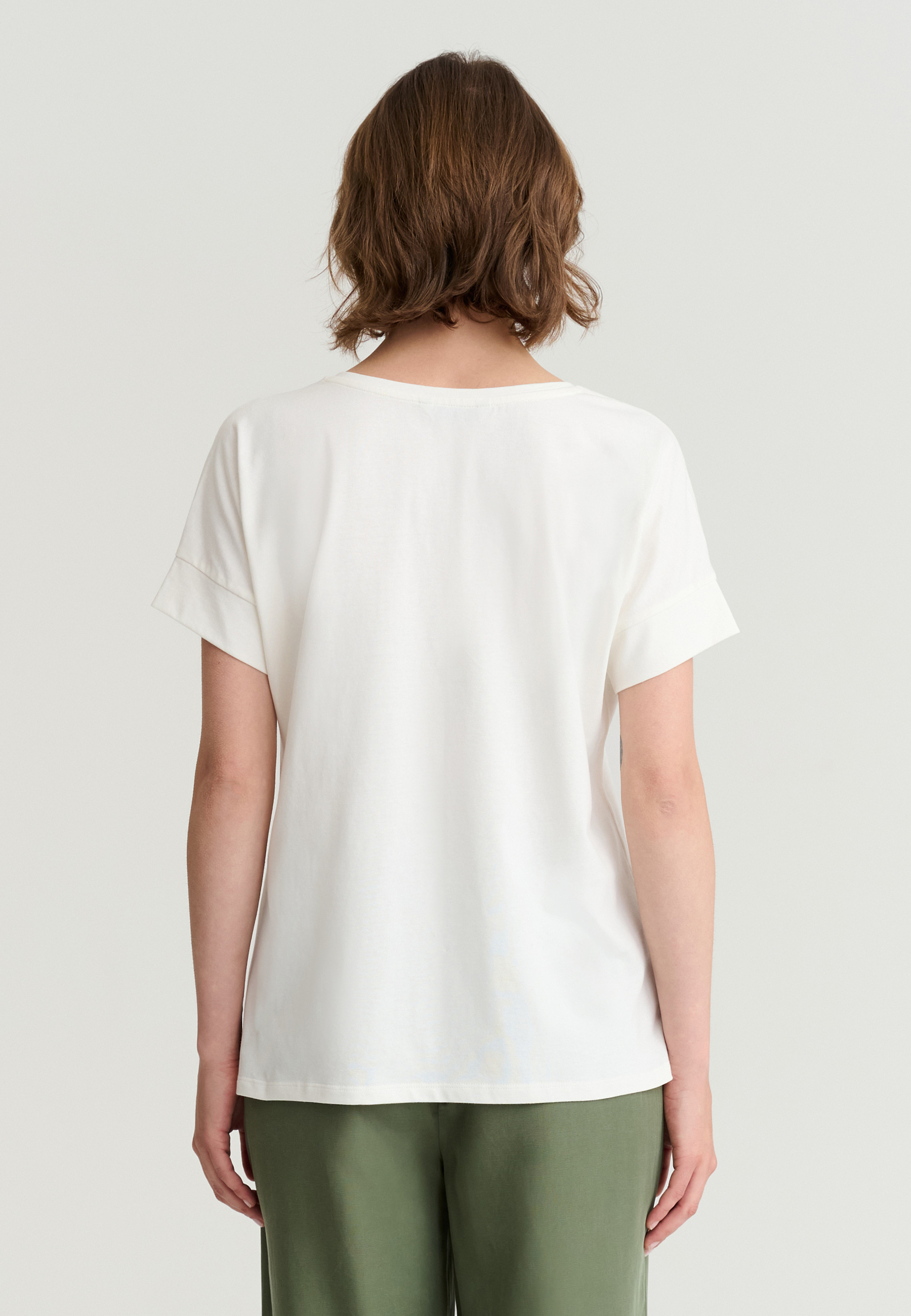 BAWEŁNIANY T-SHIRT Z NADRUKIEM -MONKI 1