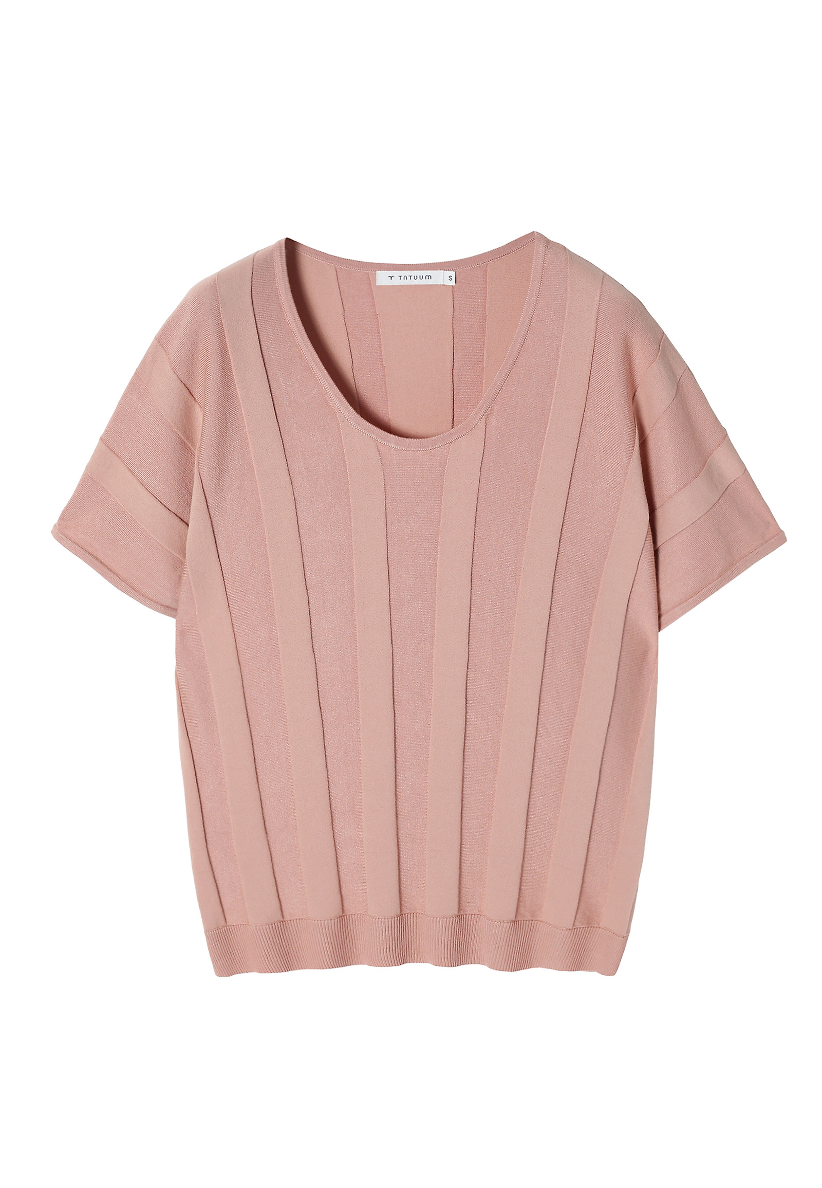 LADIES’ SLEEVELESS RIBBED SWEATER - RITIA LADIES’ SLEEVELESS RIBBED SWEATER - RITIA PINK 98767