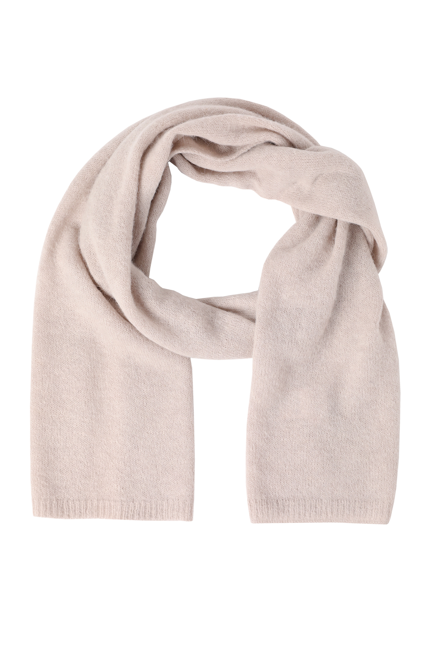 KLASYCZNY SZALIK Z WEŁNĄ I ALPAKĄ - NUVASSA BEŻOWY 2