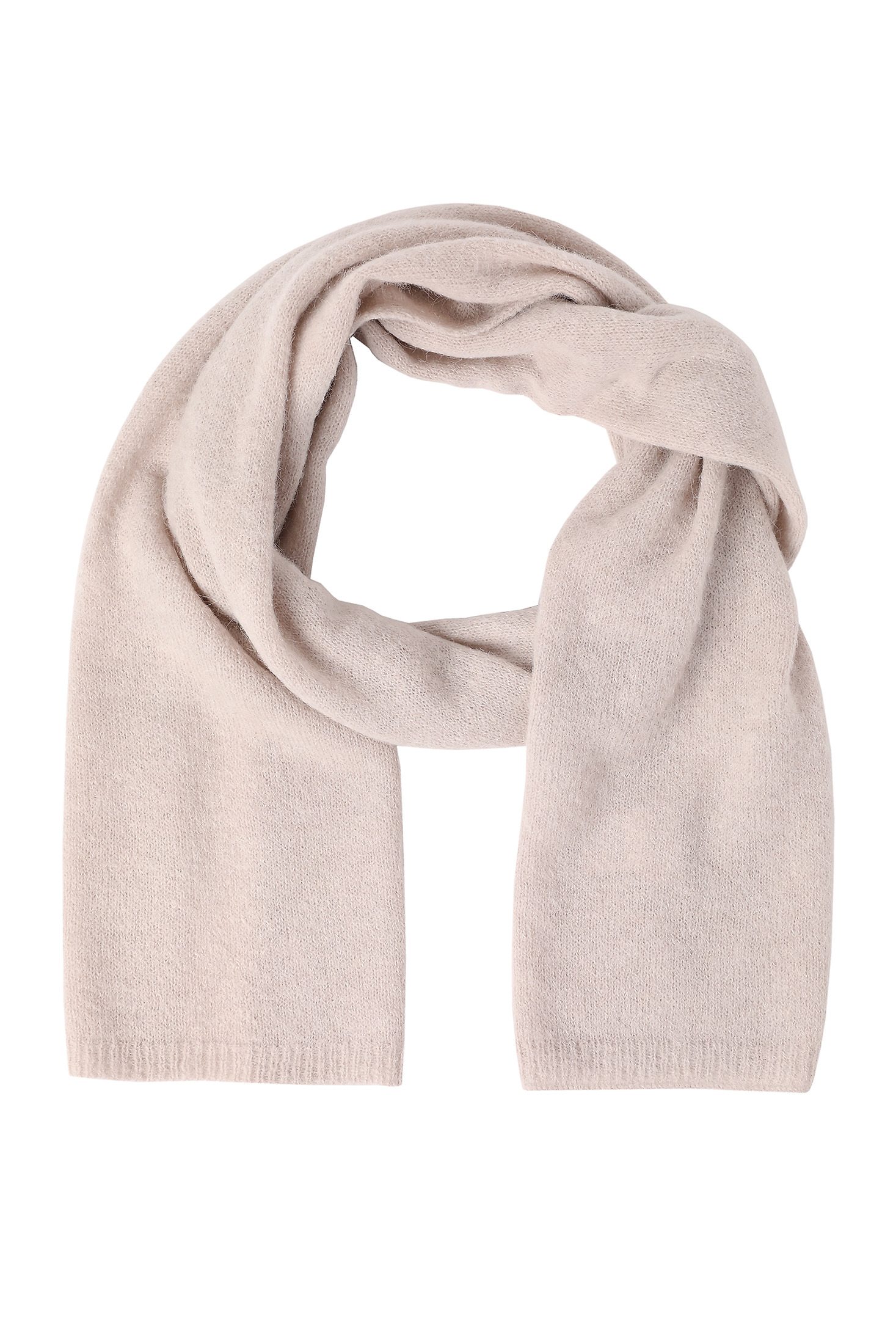 CLASSIC SCARF WITH WOOL AND ALPACA -NUVASSA CLASSIC SCARF WITH WOOL AND ALPACA -NUVASSA BEIGE 116064