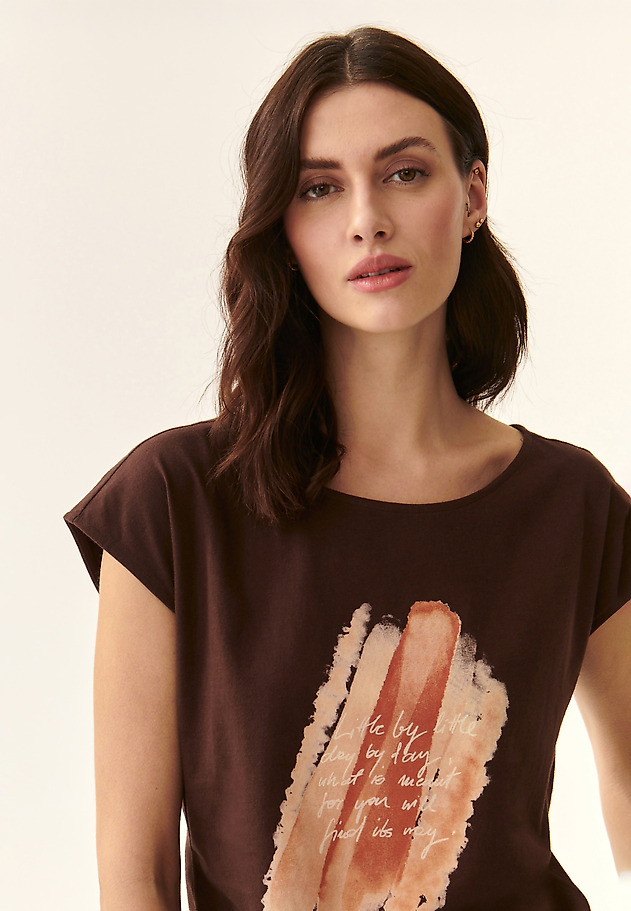 LADIES' T-SHIRT MADE FROM COTTON AMANDA LADIES' T-SHIRT MADE FROM COTTON AMANDA BROWN 4
