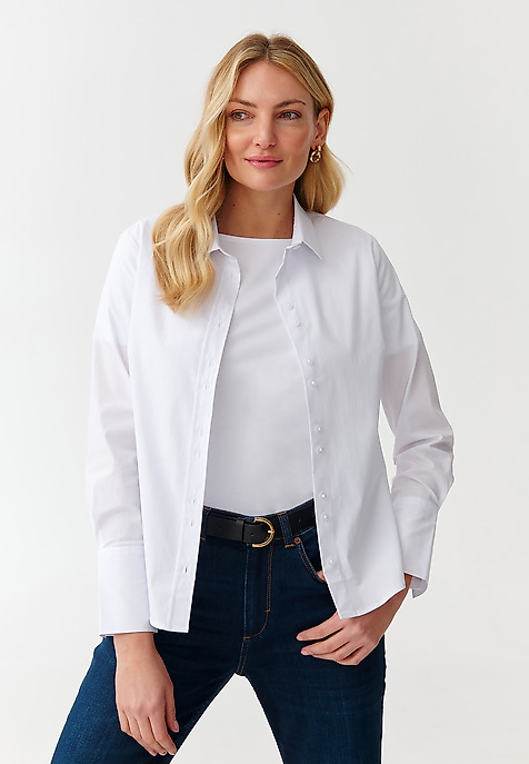 CLASSIC LADIES’ SHIRT - ELI WHITE 2