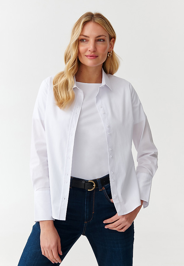 CLASSIC LADIES’ SHIRT - ELI CLASSIC LADIES’ SHIRT - ELI BIAŁY 3