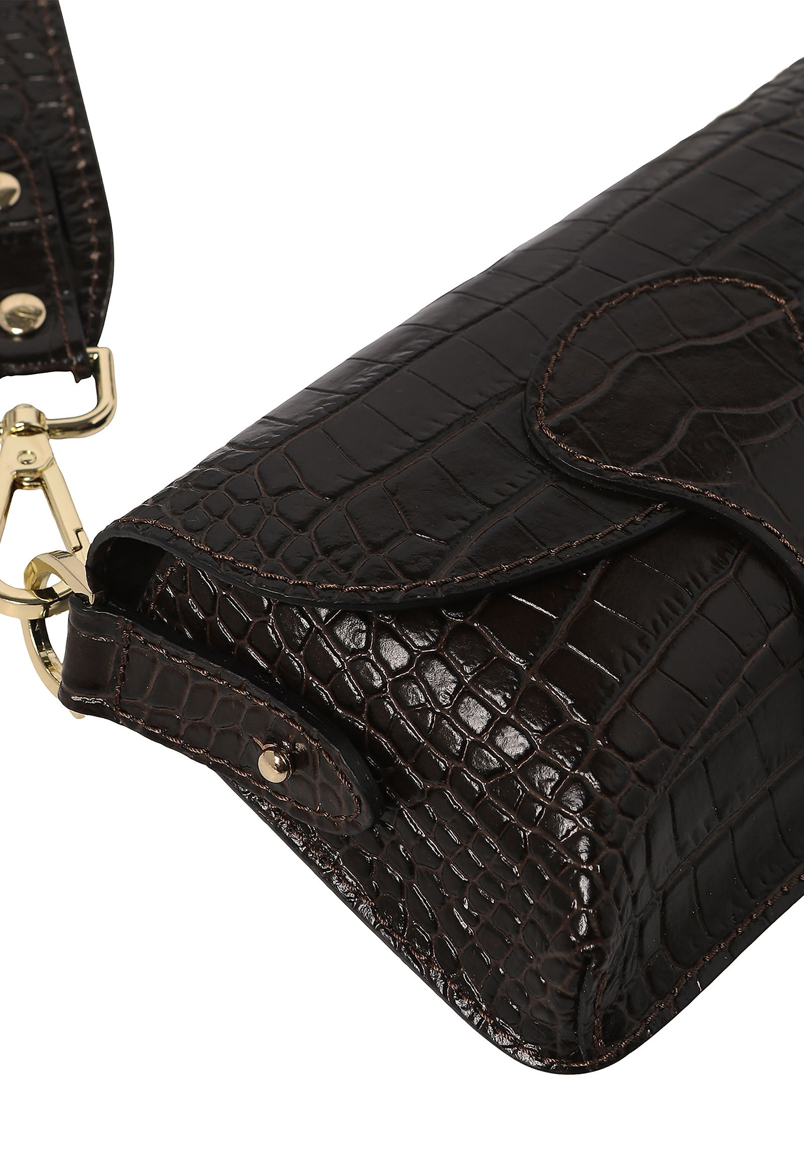 SKÓRZANA TORBA DAMSKA BRAZI SKÓRZANA TORBA DAMSKA BRAZI BRĄZOWY 90237