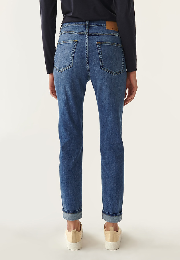 PANTALONI DE DAMĂ DIN DENIM DE DAMĂ ALANA 1 PANTALONI DE DAMĂ DIN DENIM DE DAMĂ ALANA 1 ALBASTRU 4