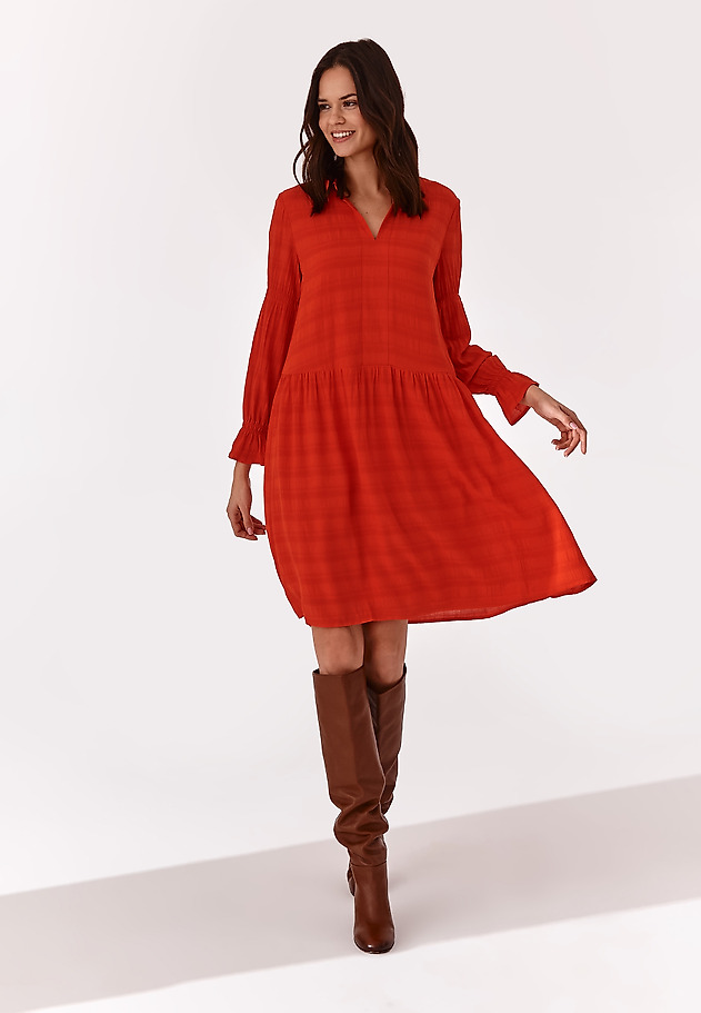 RAYON DRESS DRAMIA RAYON DRESS DRAMIA CZERWONY 1