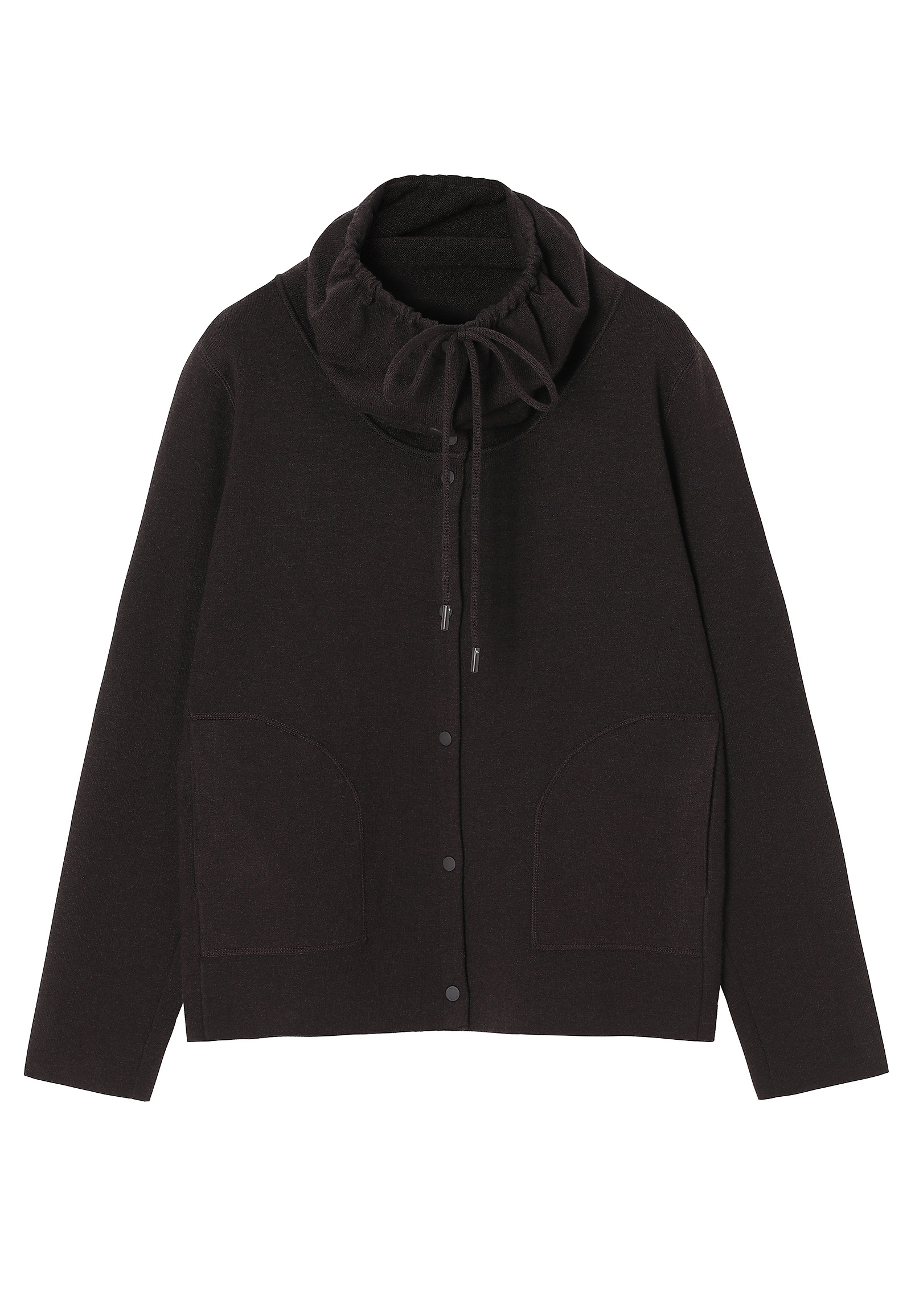 SWETER Z REGULIRANIM OVRATNIKOM - MARTENA SWETER Z REGULIRANIM OVRATNIKOM - MARTENA RJAVA 113759