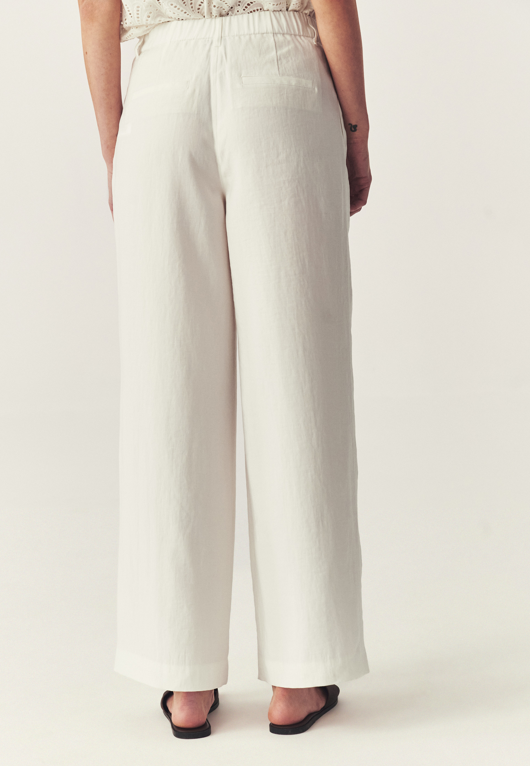 TKANINOWE SPODNIE Z WISKOZĄ - ZAROKINE 1