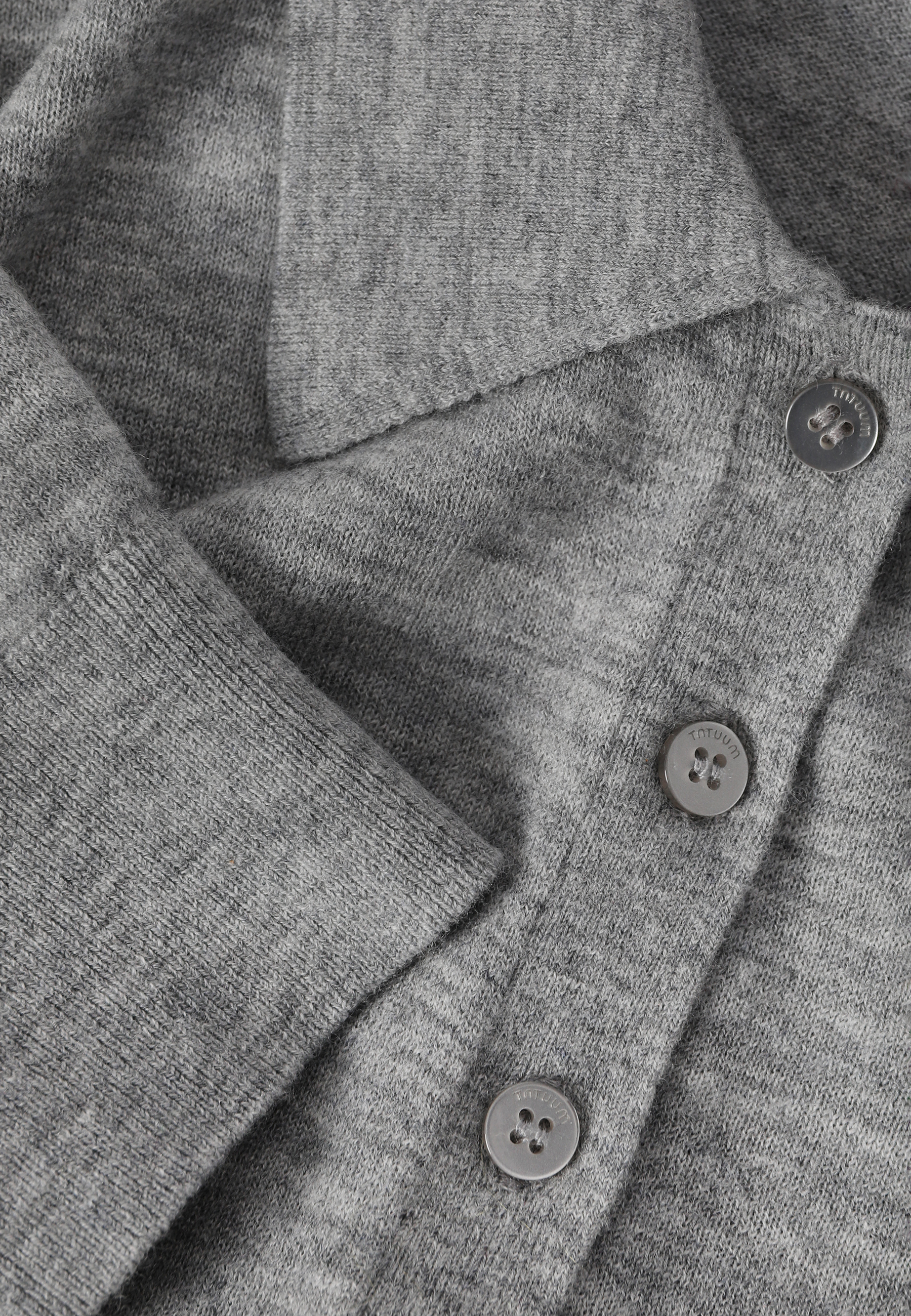 WEŁNIANA BLUZKA POLO - AKONI 1 SZARY 2