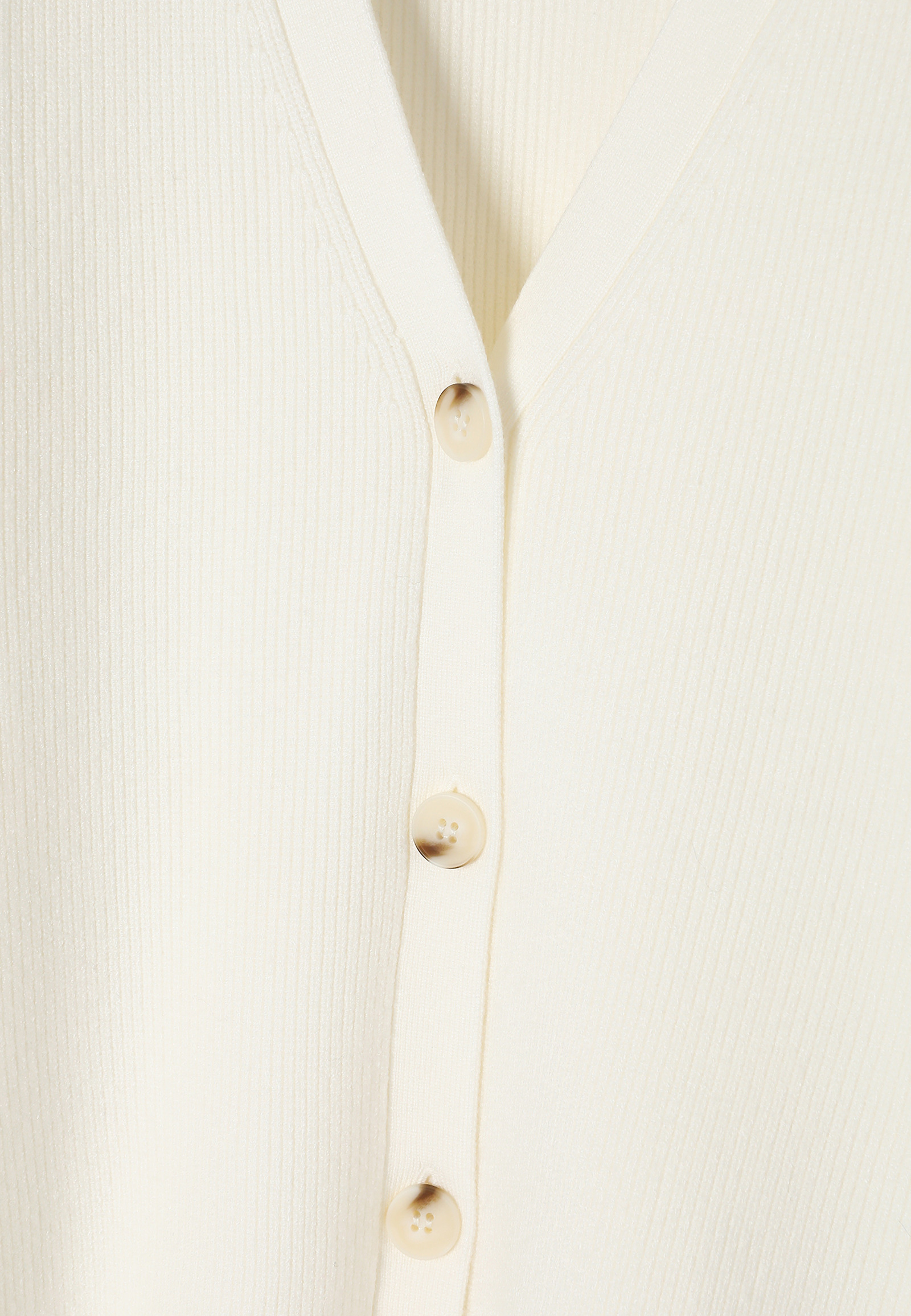 CARDIGAN TRICOTAT RIPSAT — LUMI CARDIGAN TRICOTAT RIPSAT — LUMI ECRU 107318