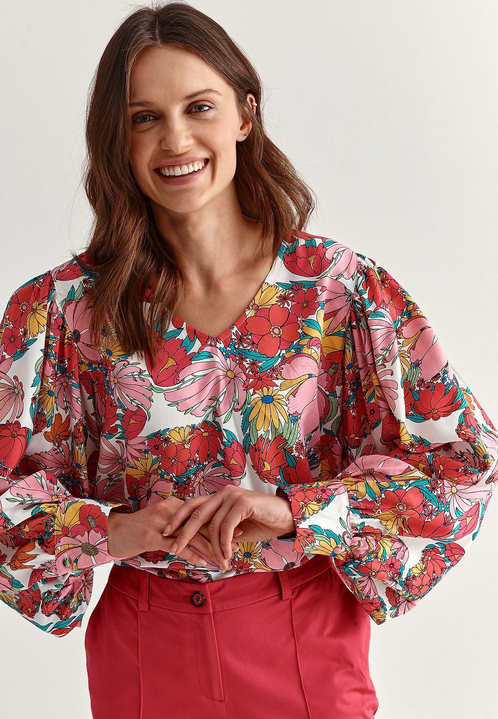 ŽENSKA BLUZA INA 1 ŽENSKA BLUZA INA 1 VEČBARVNA 76138