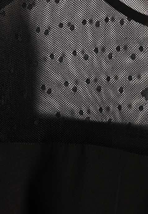 DRESS WITH BALLOON SLEEVES SAMARITO BLACK 2