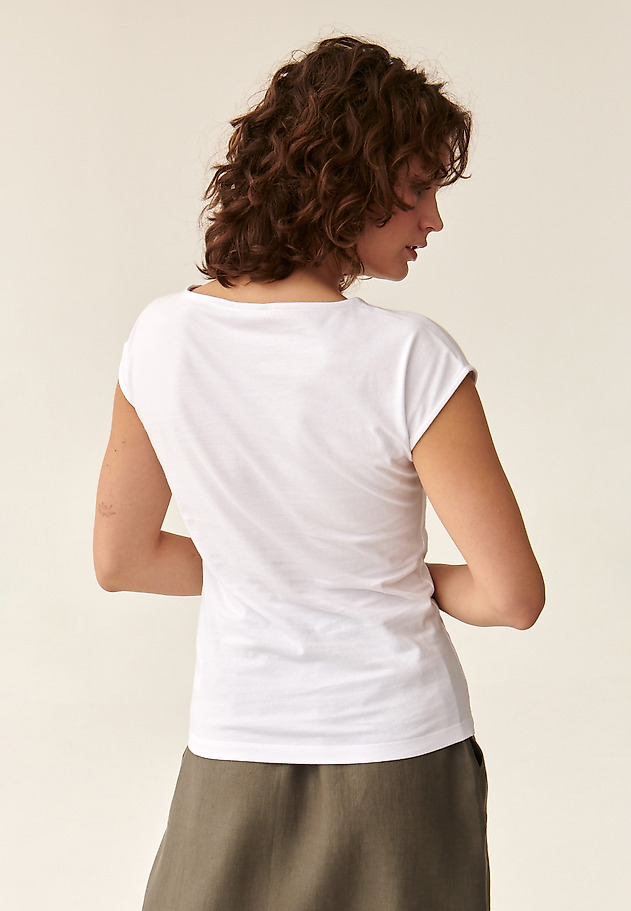 LADIES' T-SHIRT WITH KIMONO-STYLE SLEEVES AMANDA 7 LADIES' T-SHIRT WITH KIMONO-STYLE SLEEVES AMANDA 7 WHITE 3