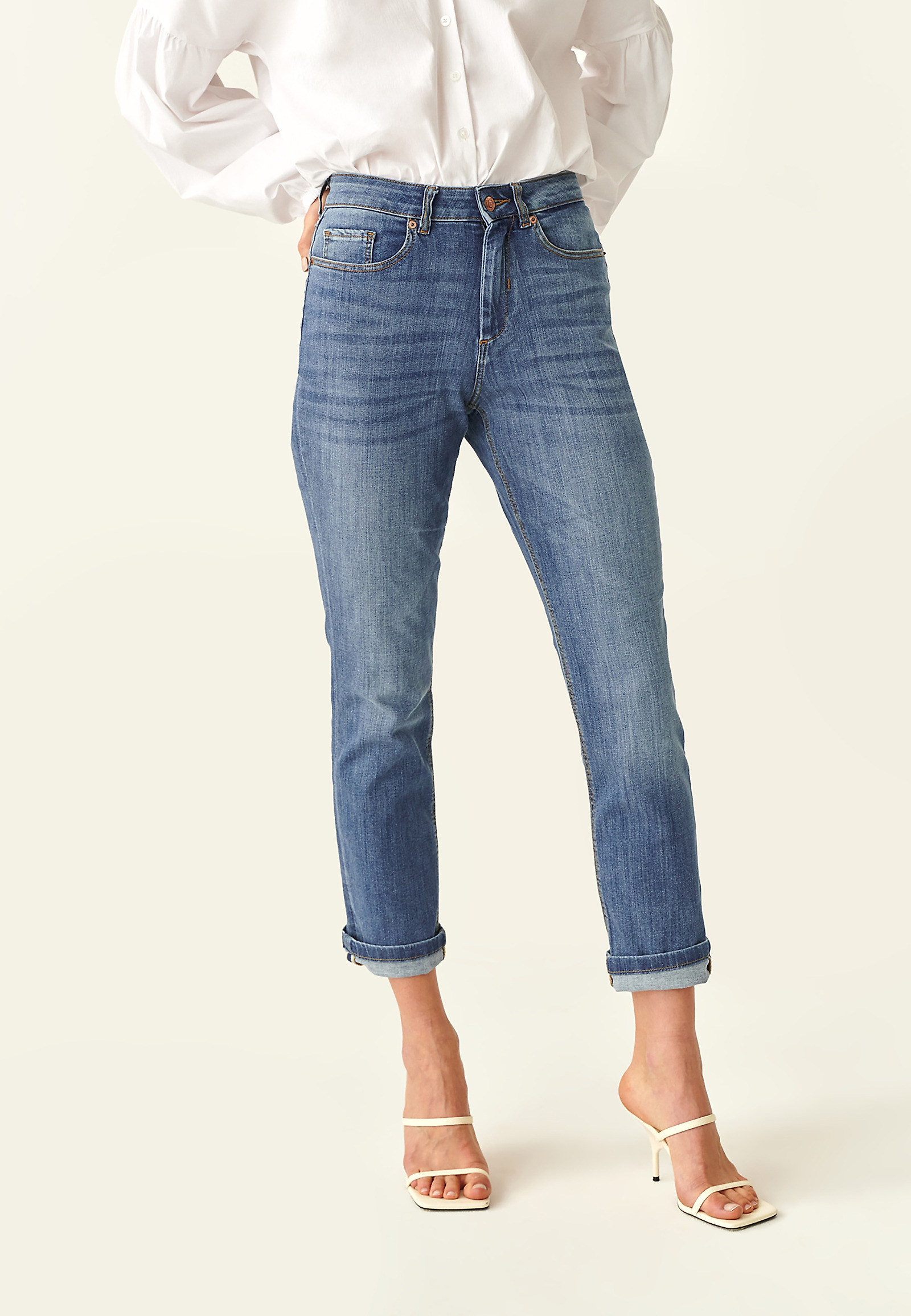 HÖLGYEK DENIM FARMER NADRÁG SAKKA HÖLGYEK DENIM FARMER NADRÁG SAKKA KÉK 85357