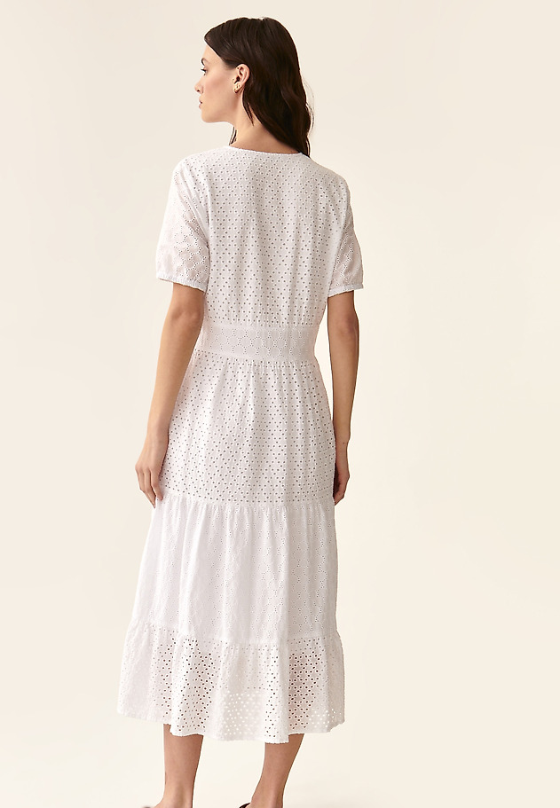 ROCHIE DE VARĂ CU BRODERIE RICHELIEU MONTREA ROCHIE DE VARĂ CU BRODERIE RICHELIEU MONTREA ALB 3