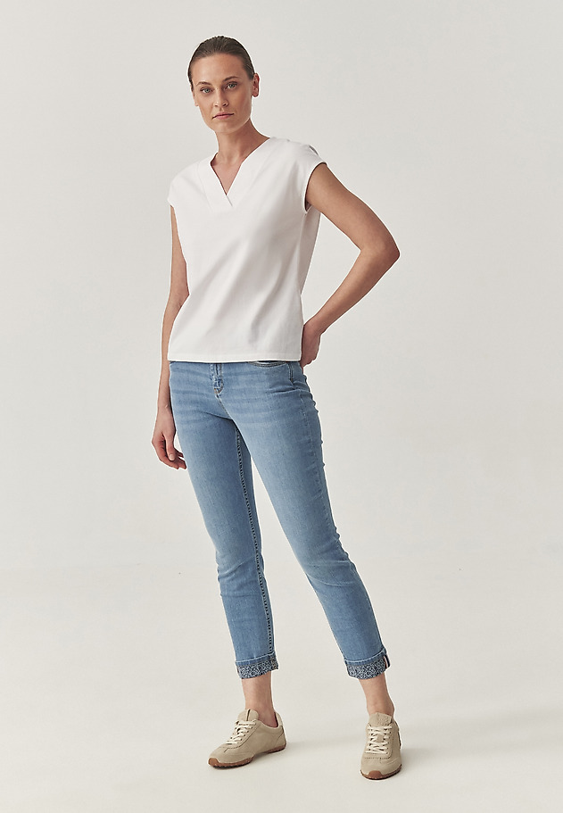 KLASIČNA BOMBAŽNA BLUZA - NAVIX KLASIČNA BOMBAŽNA BLUZA - NAVIX BELA 4
