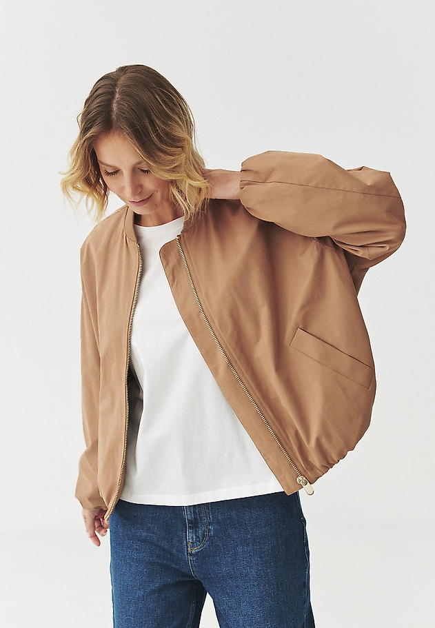 LADIES' BOMBER — SAKALINO LADIES' BOMBER — SAKALINO BEŻOWY 1