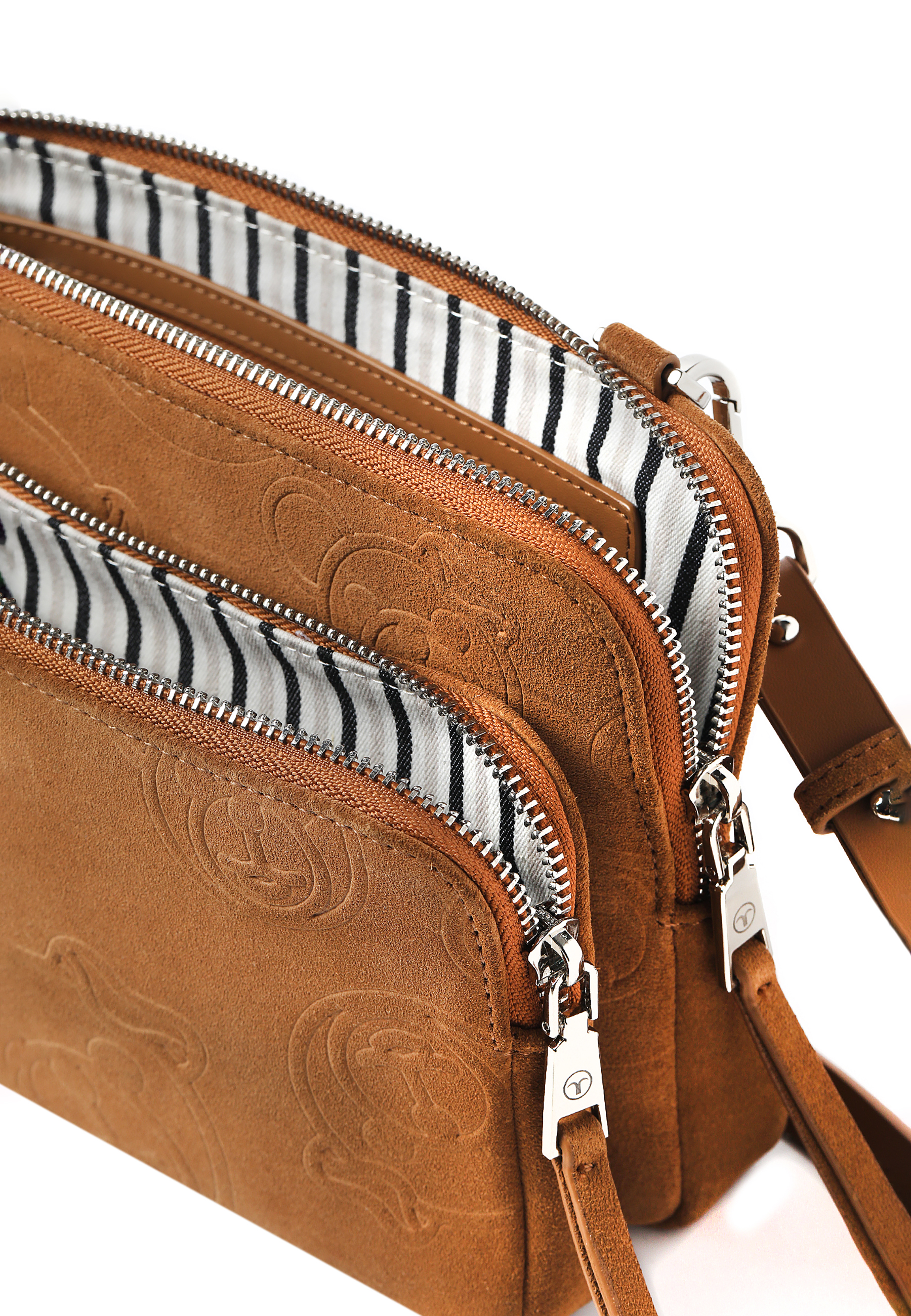 LADIES' SUEDE BAG DIMI 1 BEIGE 2