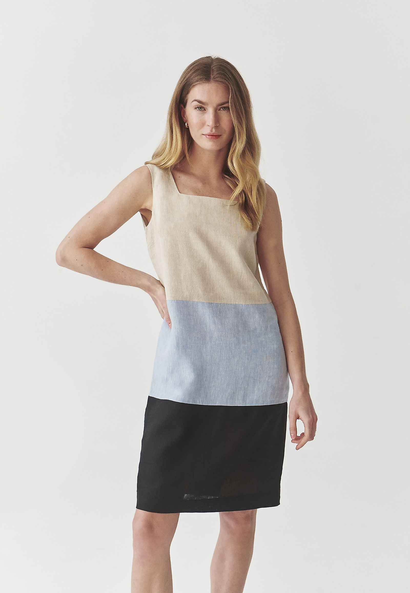 ROCHIE LEJERĂ DIN ȚESĂTURĂ, FĂRĂ MÂNECI - ROKNA 2 ROCHIE LEJERĂ DIN ȚESĂTURĂ, FĂRĂ MÂNECI - ROKNA 2 MULTICOLOR 98392