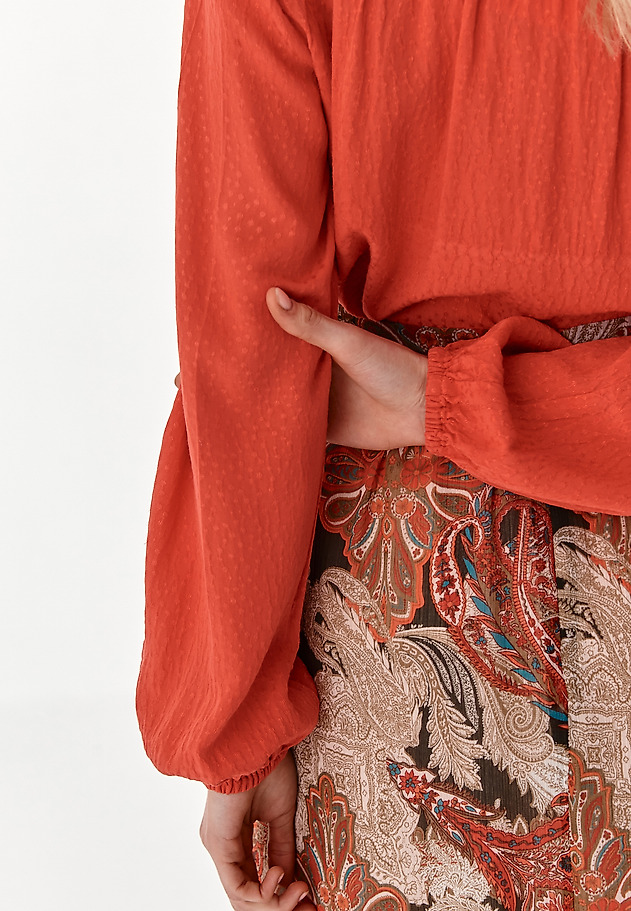 LADIES' EMBROIDERED BLOUSE NADIANA LADIES' EMBROIDERED BLOUSE NADIANA RED 4
