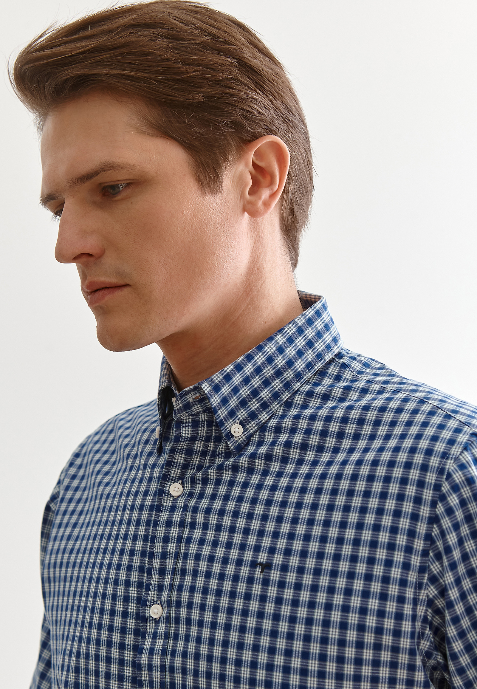 KOSZULA MĘSKA Z DŁUGIM RĘKAWEM FILIP 1 CLASSIC KOSZULA MĘSKA Z DŁUGIM RĘKAWEM FILIP 1 CLASSIC GRANATOWY 75599