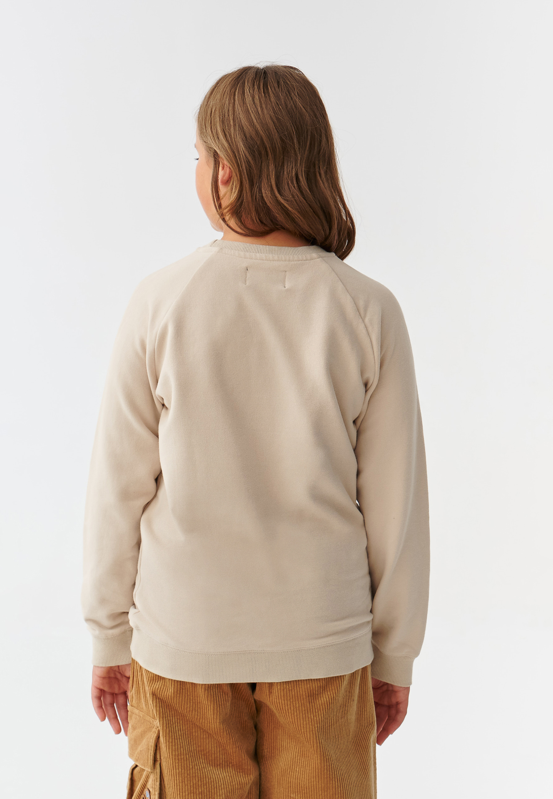 BLUZA DZIECIĘCA Z NASZYWKAMI Z MISIEM USZATKIEM MALKA KIDS BEŻOWY 2