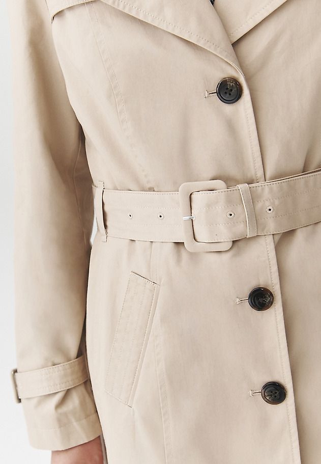 CLASSIC COAT WITH BELT — MEGANA CLASSIC COAT WITH BELT — MEGANA BEŻOWY 6
