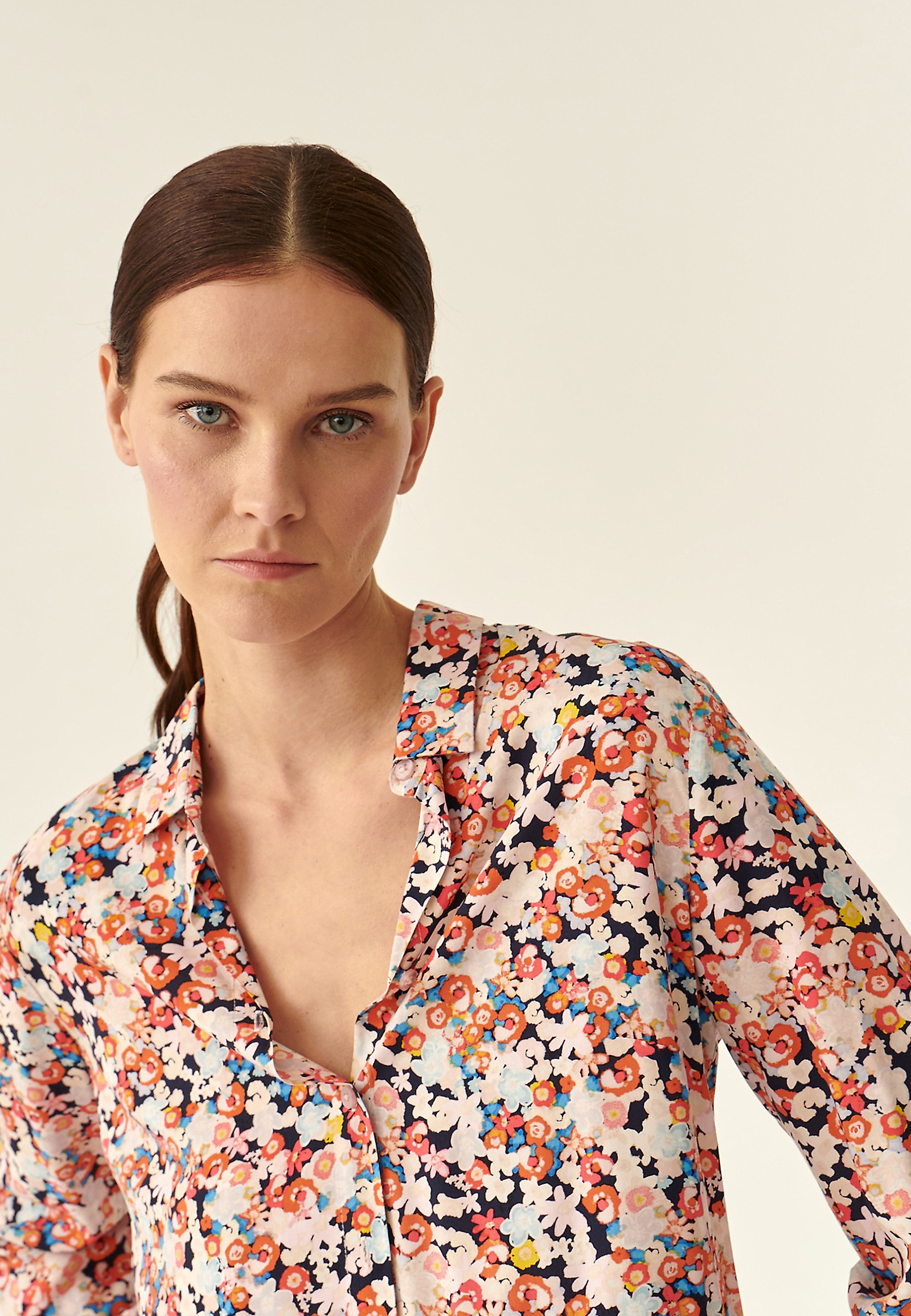 LADIES' FLORAL PRINTED SHIRT FELA LADIES' FLORAL PRINTED SHIRT FELA MULTICOLOR 86173