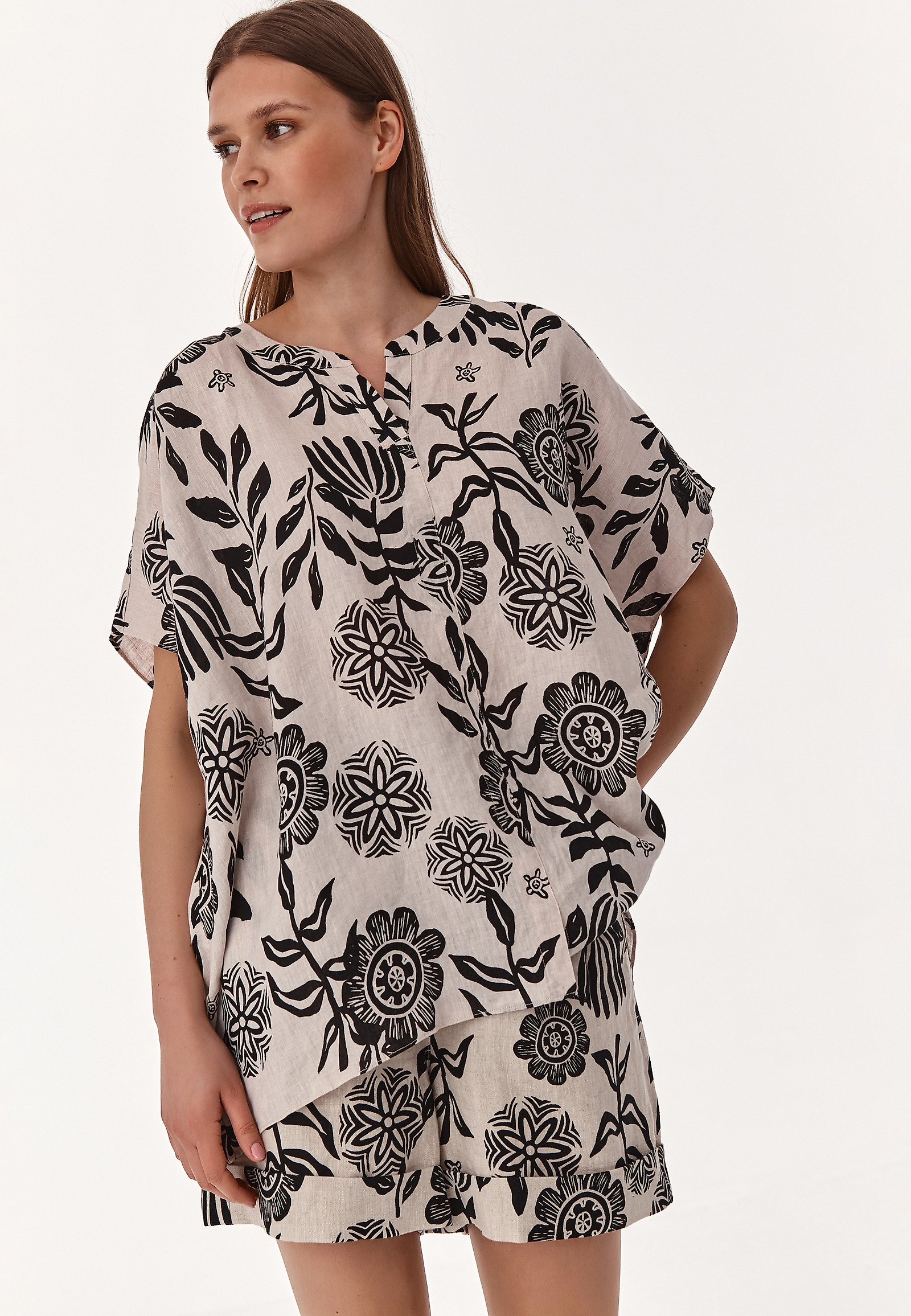 ŽENSKA BLUZA KORTA ŽENSKA BLUZA KORTA VEČBARVNA 78695