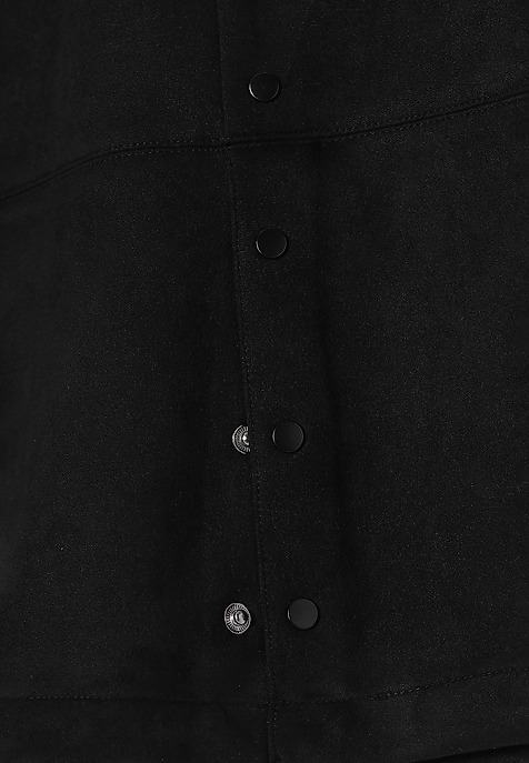 LADIES' SKIRT WITH SNAPS ZAMUA - NŐI SZOKNYA PATENTOKKAL ZAMUA FEKETE 2