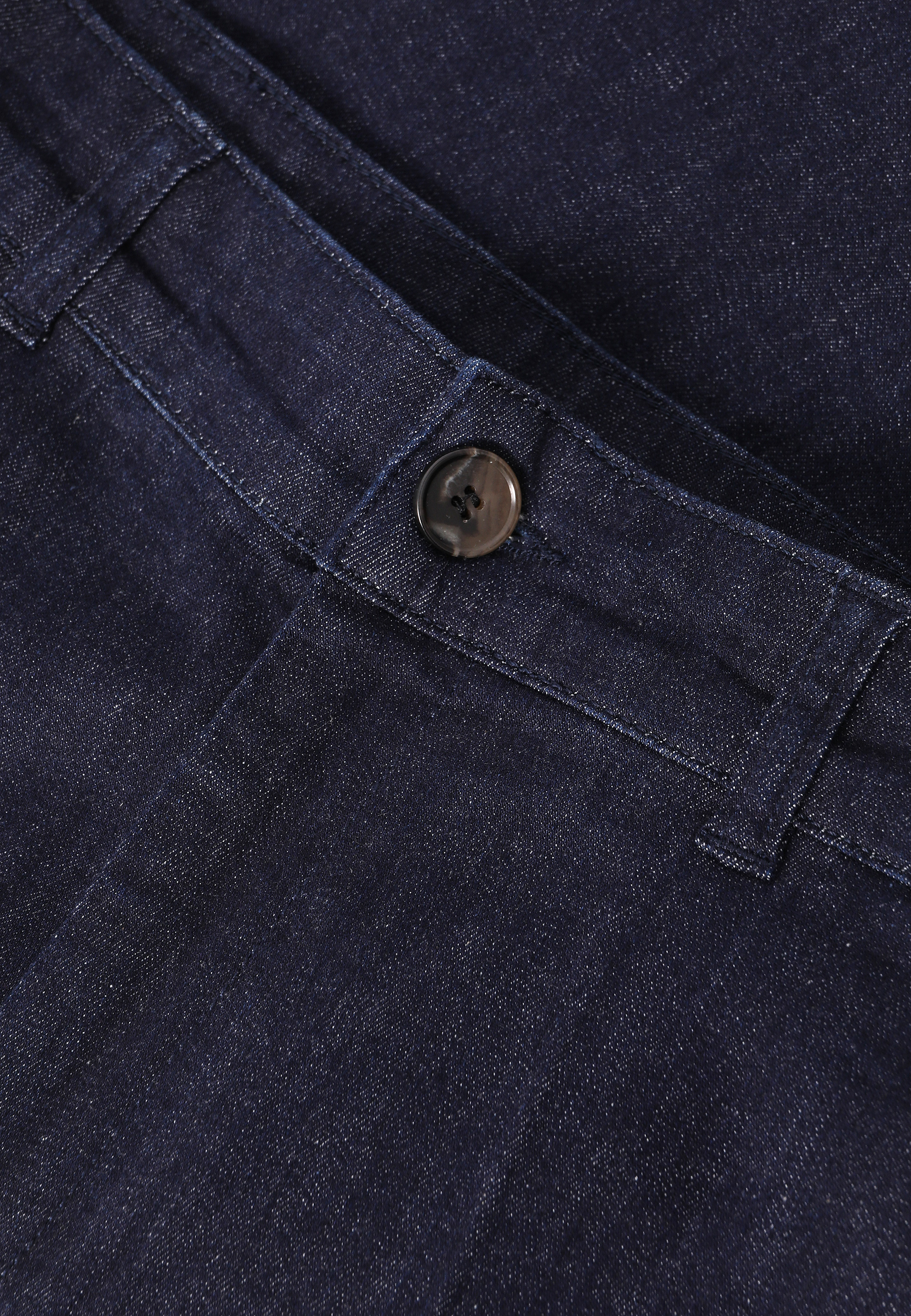 DŽÍNOVÉ ŠORTKY S PUKY – TEREMI TMAVĚ MODRÁ 2