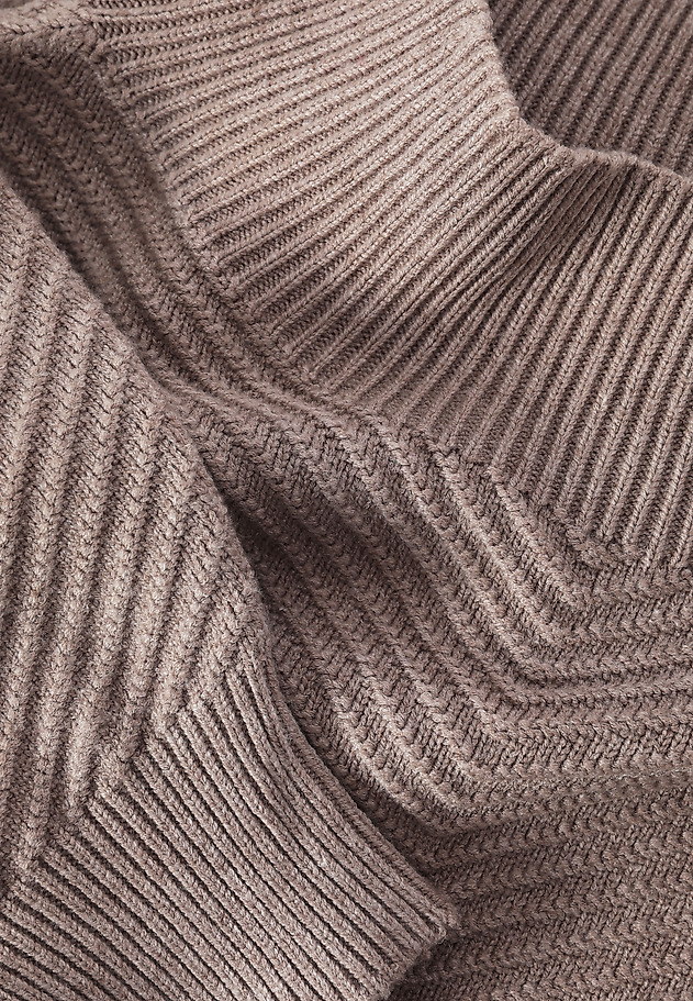 SWEATER CASUAL CU GÂSCĂ - IRISA SWEATER CASUAL CU GÂSCĂ - IRISA BEJ 8