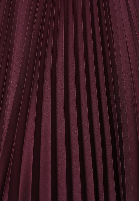 PLEATED MIDI SKIRT - BRIMI RED 2