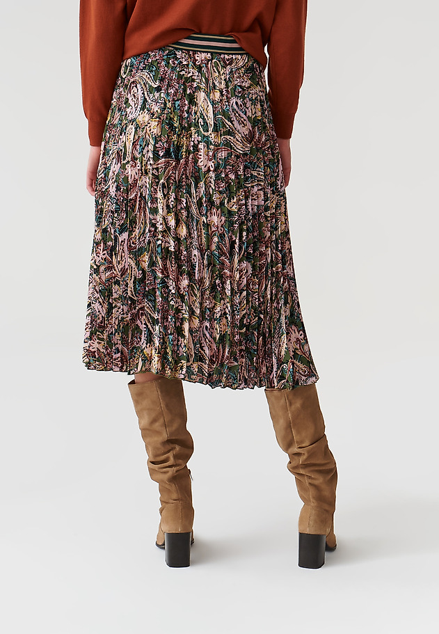 LADIES’ PATTERNED PLEATED SKIRT RIDIO LADIES’ PATTERNED PLEATED SKIRT RIDIO MULTIKOLOR 3
