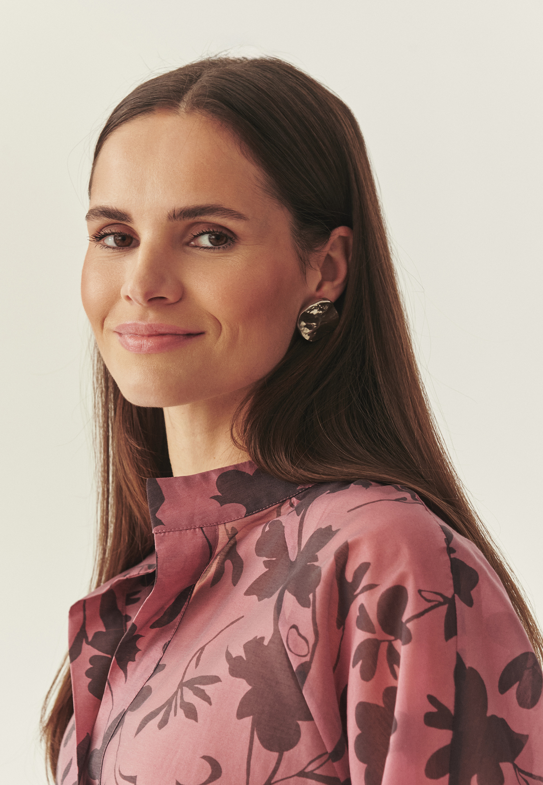 HRADECÍ KOSTKOVANÁ BLŮZA S PÁSEK - TILTA