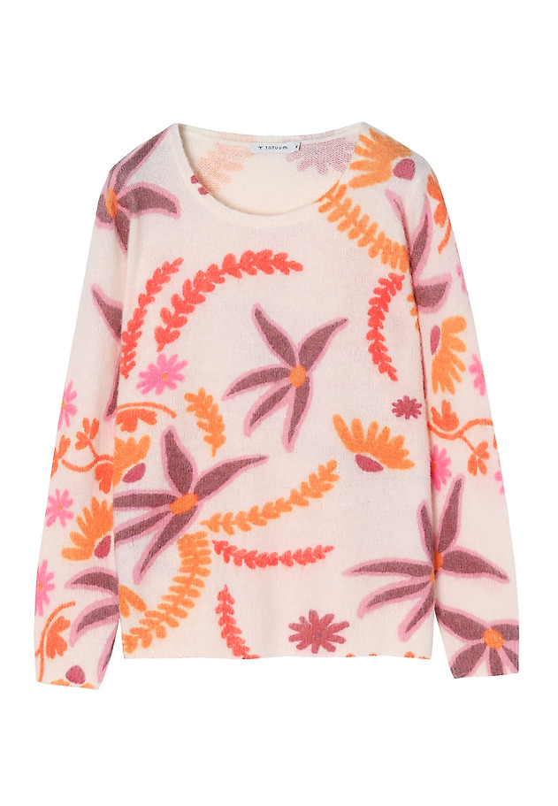 SWETER DAMSKI W KWIATY PAPI SWETER DAMSKI W KWIATY PAPI MULTIKOLOR 8