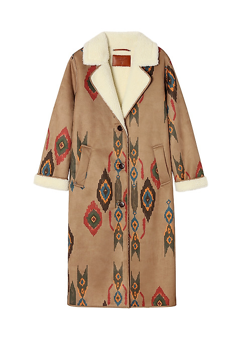 NŐI ETNIKAI STÍLUSÚ KABÁT - NERO TÖBBSZÍNŰ 2