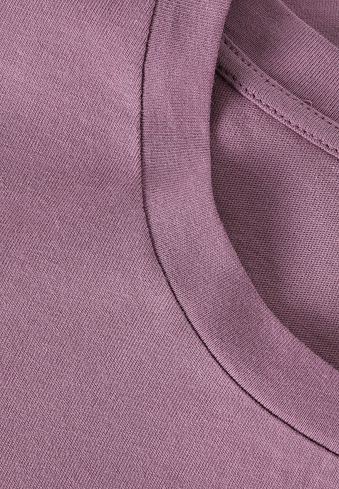 BAWEŁNIANY T-SHIRT DAMSKI — SORIA FIOLETOWY 2