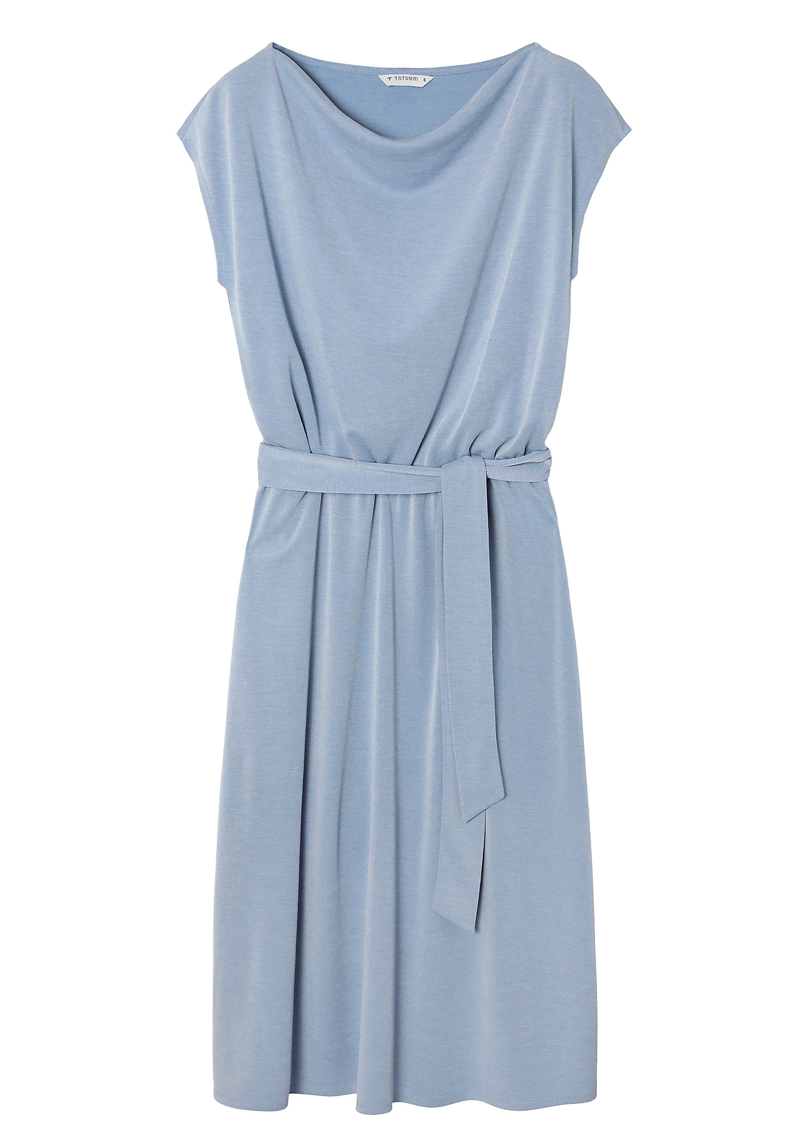 ROCHIE MIDI DIN TRICOT, CU DECOLTEU TIP „CASCADĂ” - SESSINI ROCHIE MIDI DIN TRICOT, CU DECOLTEU TIP „CASCADĂ” - SESSINI ALBASTRU 98435